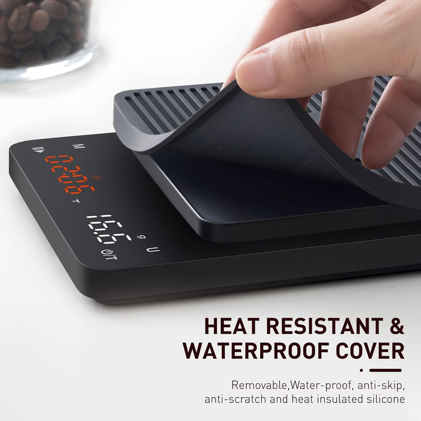 Coffee Scale with Timer (BAGAIL BASICS) - 0.1g High Precision Kitchen Scale